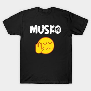 Musko Telugu Shutup funny telugu quote meme T-Shirt